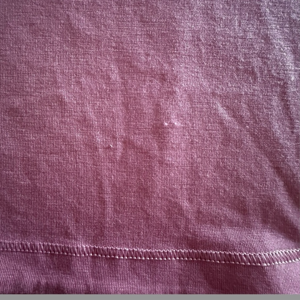 ATHLETA Essential V-Neck Long-Sleeve Top - Antique Rose XL - Picture 9 of 14